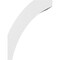 Ekena Millwork 6-in. W x 12-in. D x 16-in. H Thorton Architectural Grade PVC Knee Brace BRCP06X12X16THR - alternate 6
